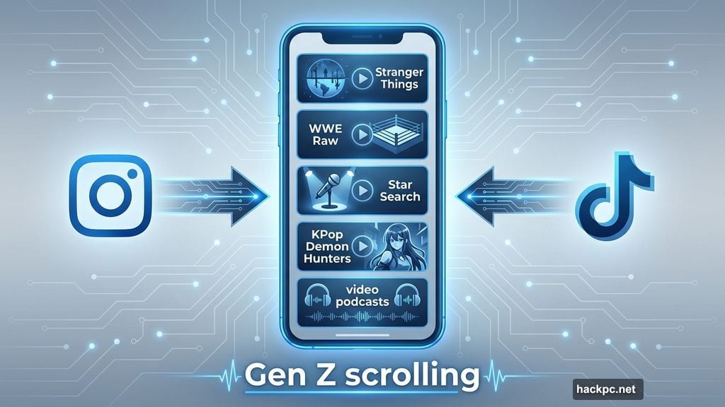 Vertical video clips from Netflix shows competing with Instagram TikTok