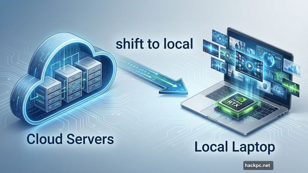 AI video generation breaks free from cloud to local processing