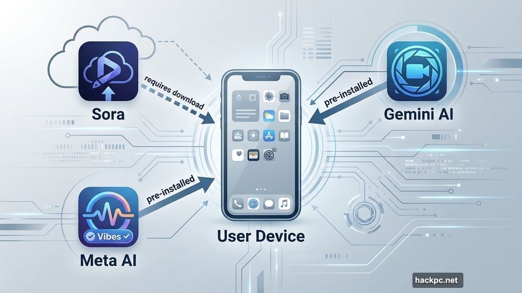 Google Gemini and Meta AI competed with integrated video generation features