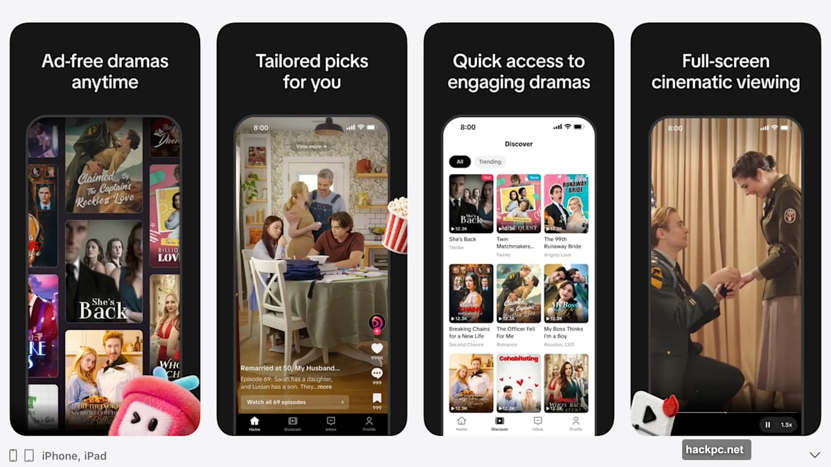 TikTok launches PineDrama app serving TV shows in one-minute chunks