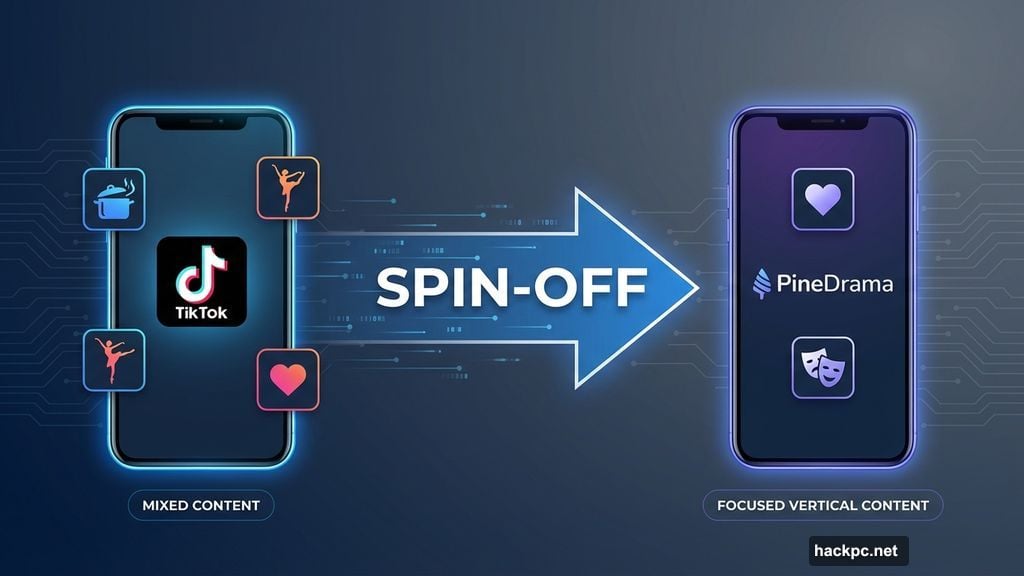 TikTok spun off mini dramas into standalone PineDrama app