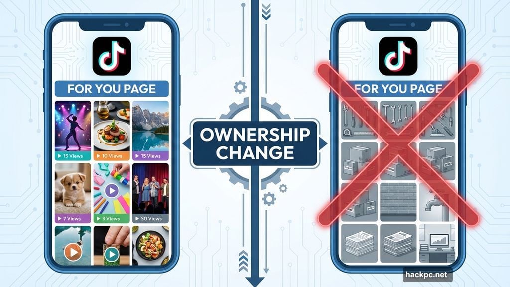 TikTok's algorithm transformed into an unrecognizable wasteland after ownership change