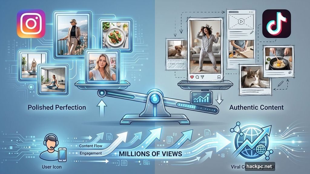 TikTok worked democratically, authenticity mattered more than follower counts