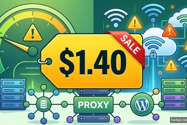 Webshare proxy service showing low prices with performance trade-off warning