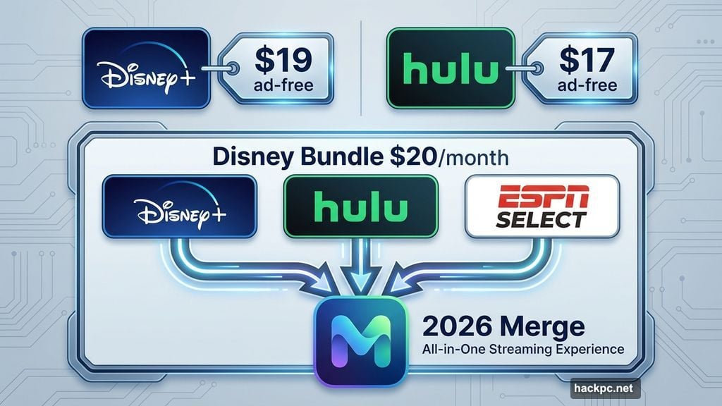Disney Plus and Hulu merge into one app in 2026