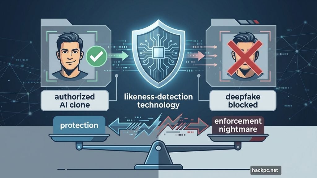 YouTube's likeness detection prevents unauthorized use of creator's face or voice