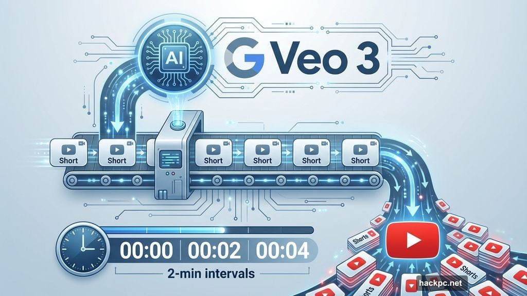 AI-generated content from Google Veo 3 flooding YouTube Shorts platform