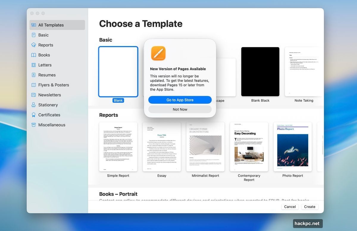 Two versions of Keynote with premium features locked behind subscriptions
