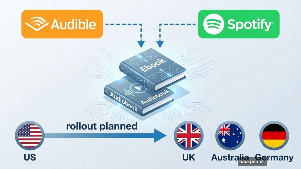 Audible and Spotify compete in read-and-listen sync audiobook feature