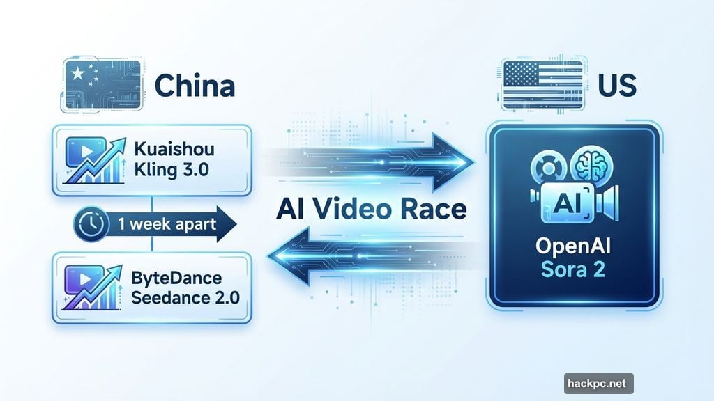 China's tech companies aggressively pushing into AI video generation space