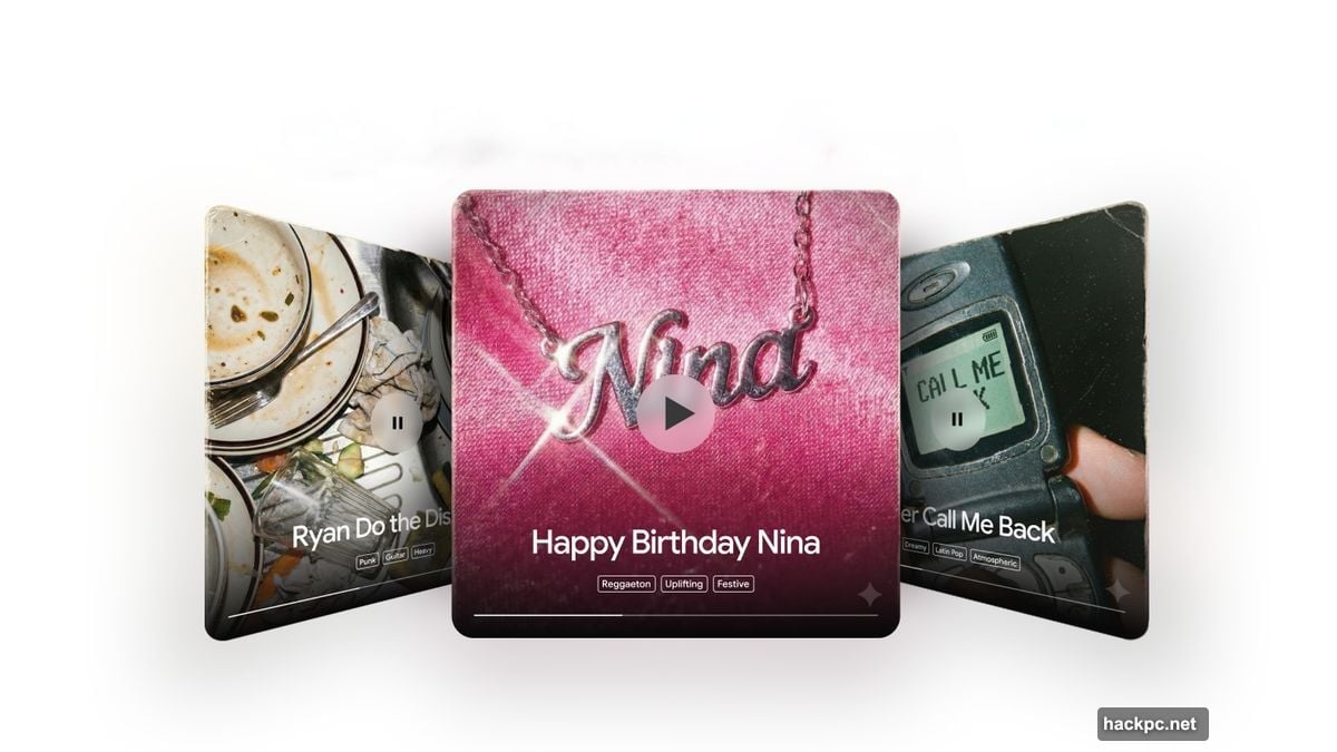 Lyria 3 generates original song with SynthID watermark inside Gemini app