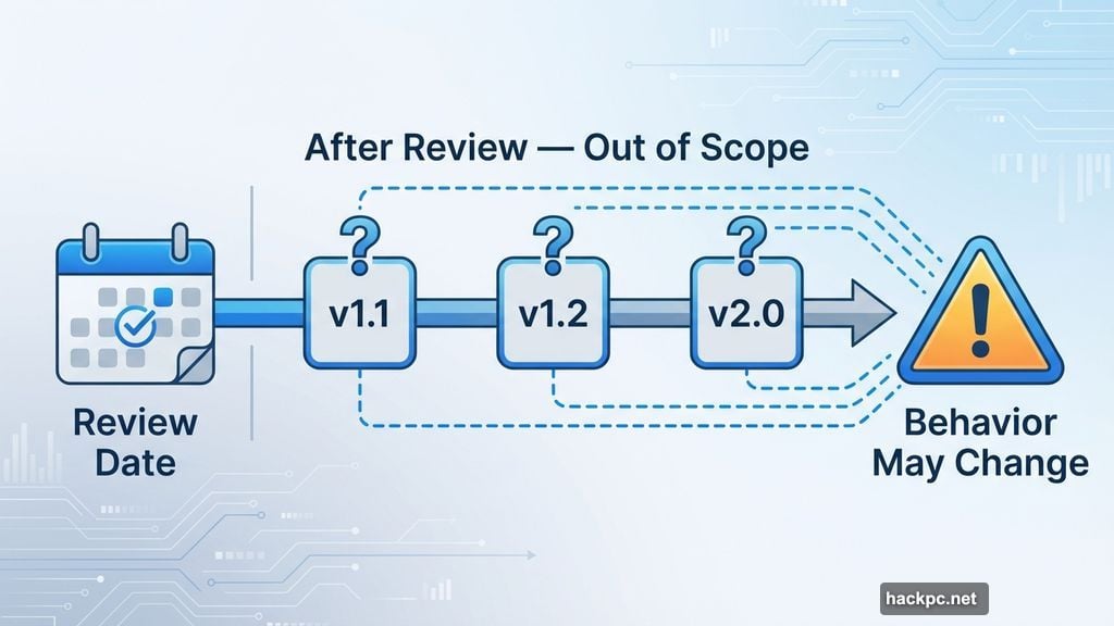 Verified badge reflects compliance at time of review, not permanently