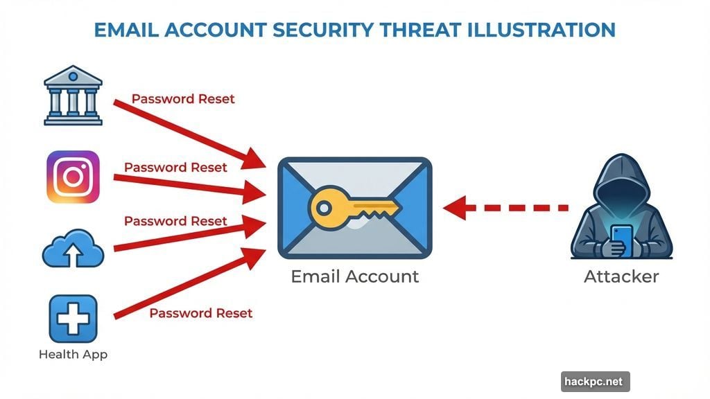 Email account is the master key to every other account you own