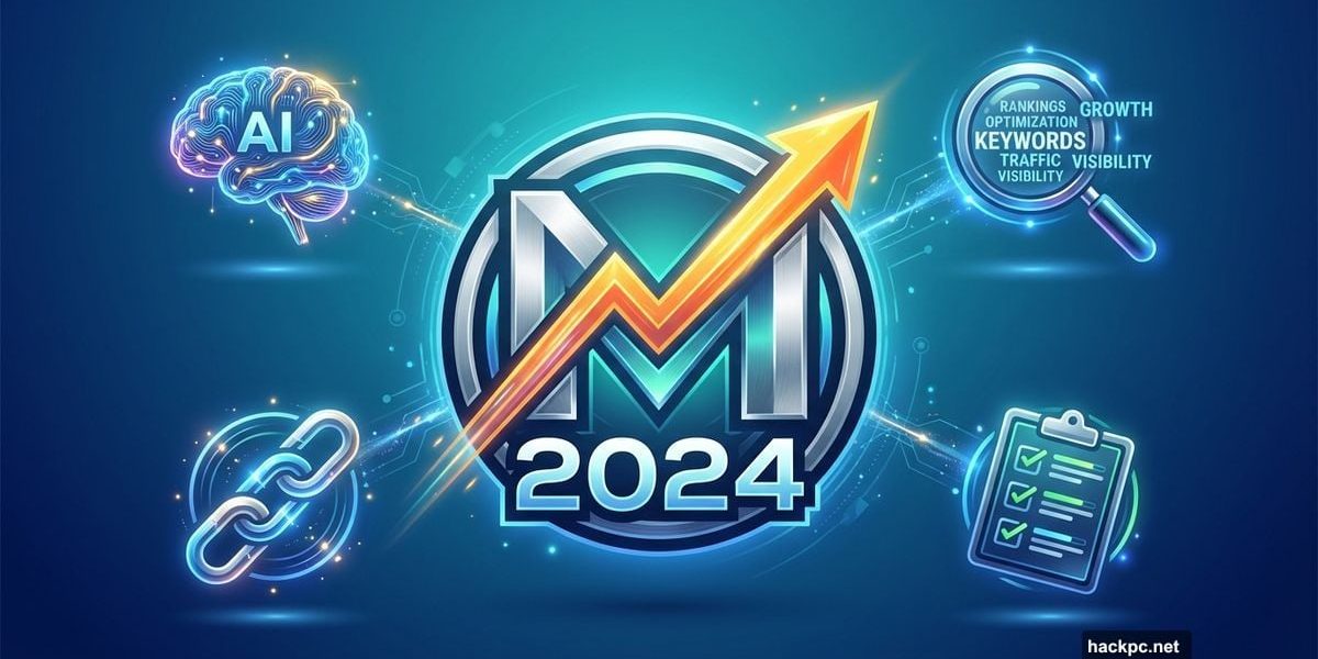 Moz Pro logo with AI and SEO feature icons highlighting 2024 improvements