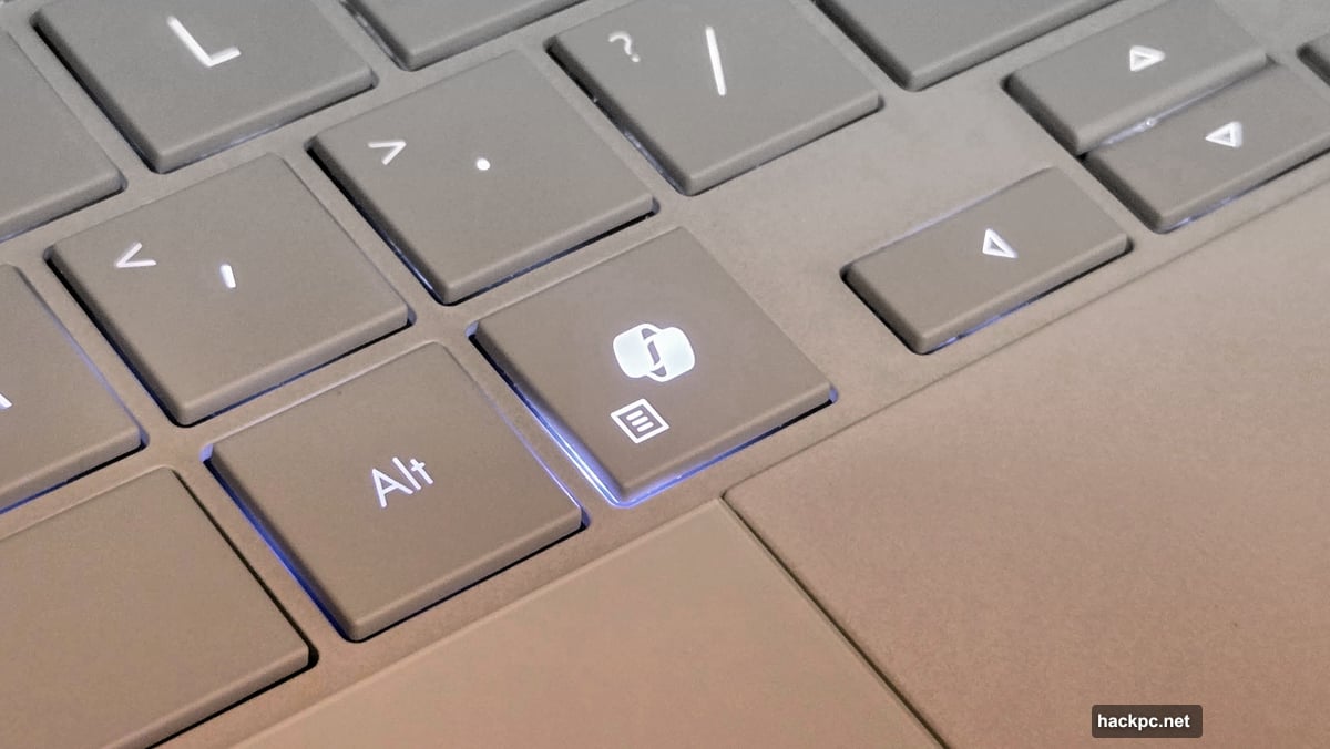 copilot laptop keyboard button