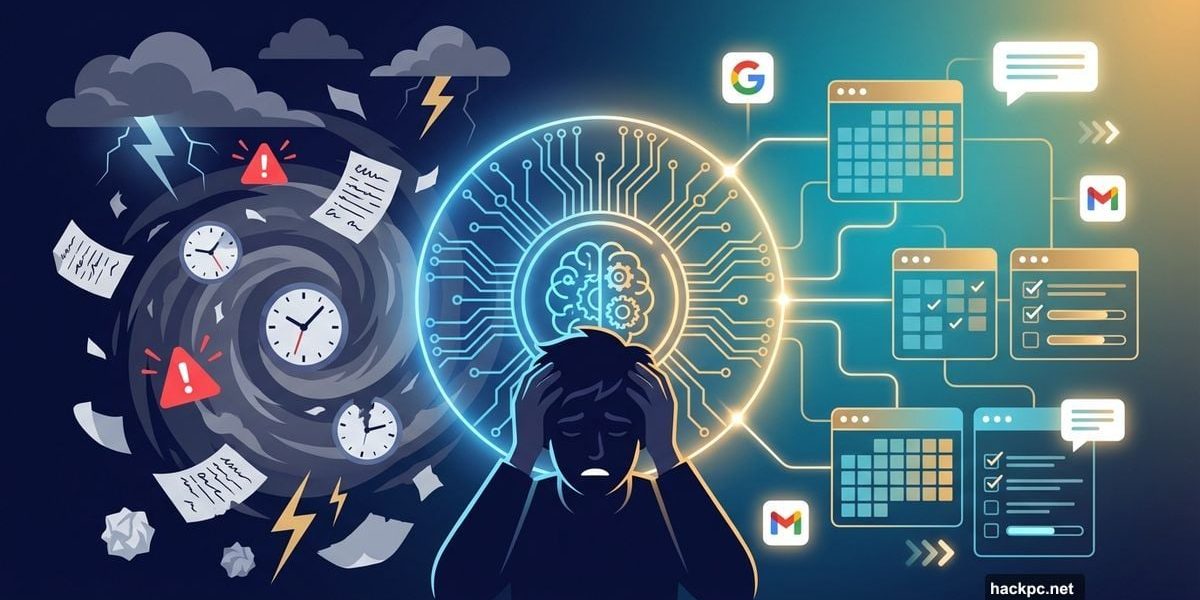 Student stress transformed into organized schedule using AI time management tools