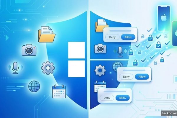 Windows 11 adopting smartphone-style app permissions and security controls