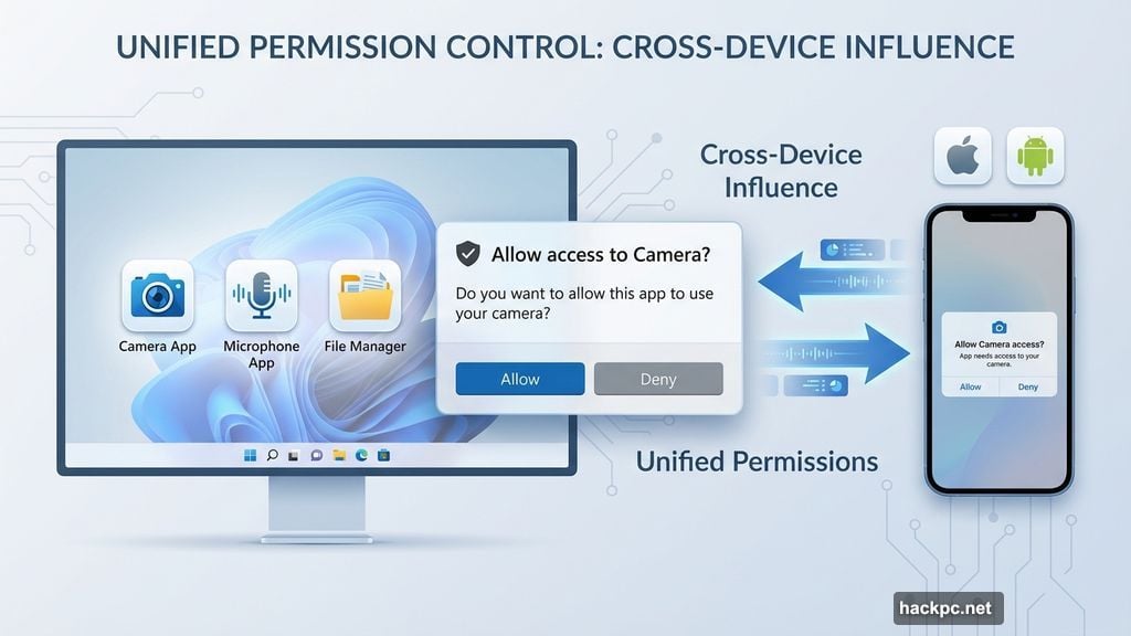 Windows adopts mobile-style permission prompts for camera and microphone access
