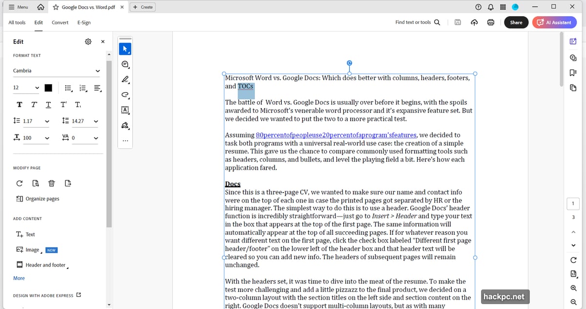 OCR missing from Acrobat Standard requires upgrade to Acrobat Pro
