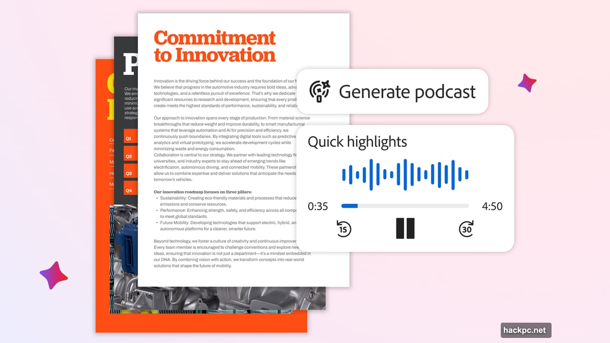 Adobe Express design templates and animations accessible inside Microsoft 365 Copilot