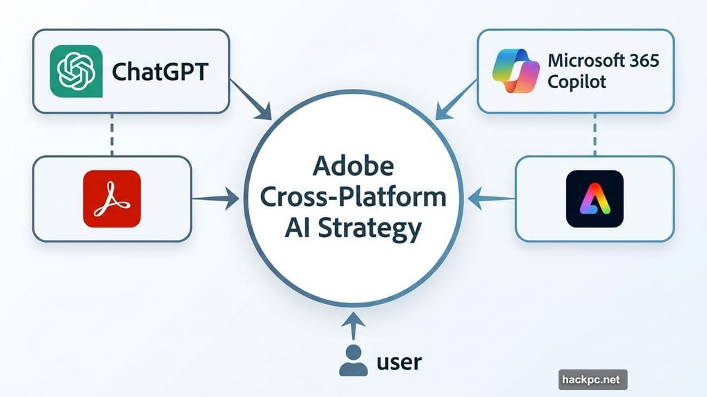 Adobe Acrobat and Express integrated into ChatGPT and Microsoft 365 Copilot