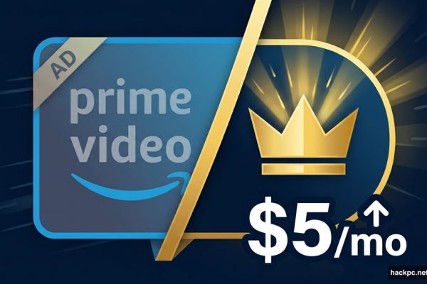 Amazon Prime Video Ultra badge upgrade with price tag and crown icon