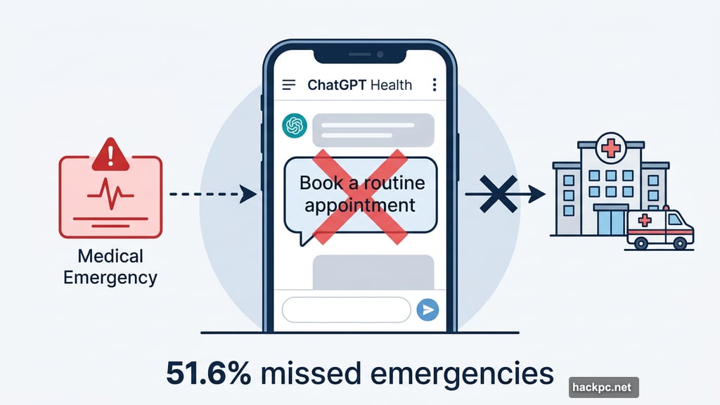 ChatGPT Health failed to recognize genuine medical emergencies half the time