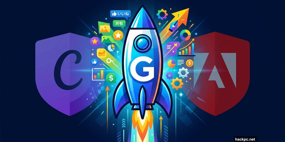 Gamma AI rocket overtaking Canva and Adobe in design competition