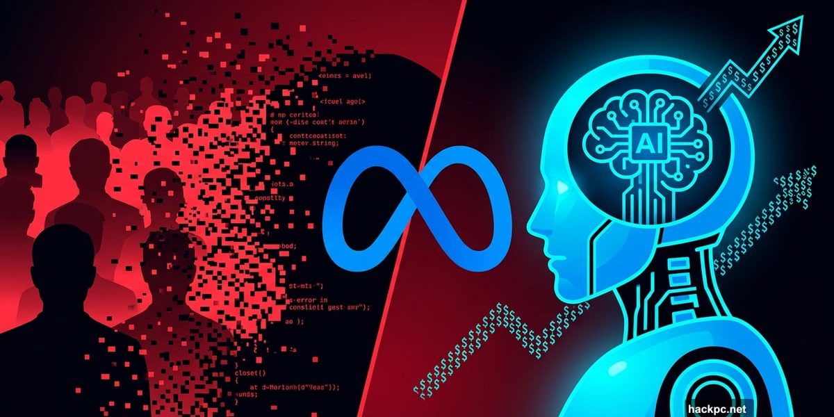 Meta workers replaced by AI while company spending surges