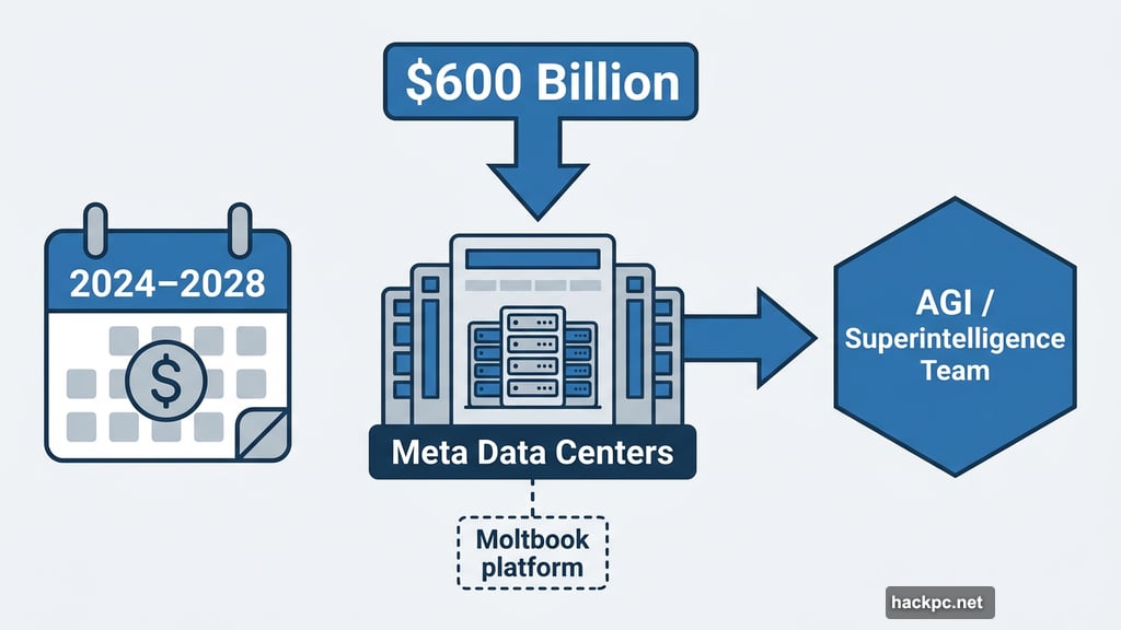 Meta plans six hundred billion dollar data center investment targeting AGI