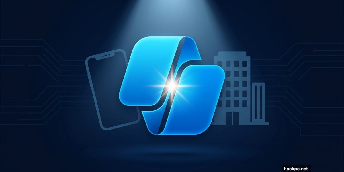 Microsoft Copilot logo unifying consumer and commercial products under one leader