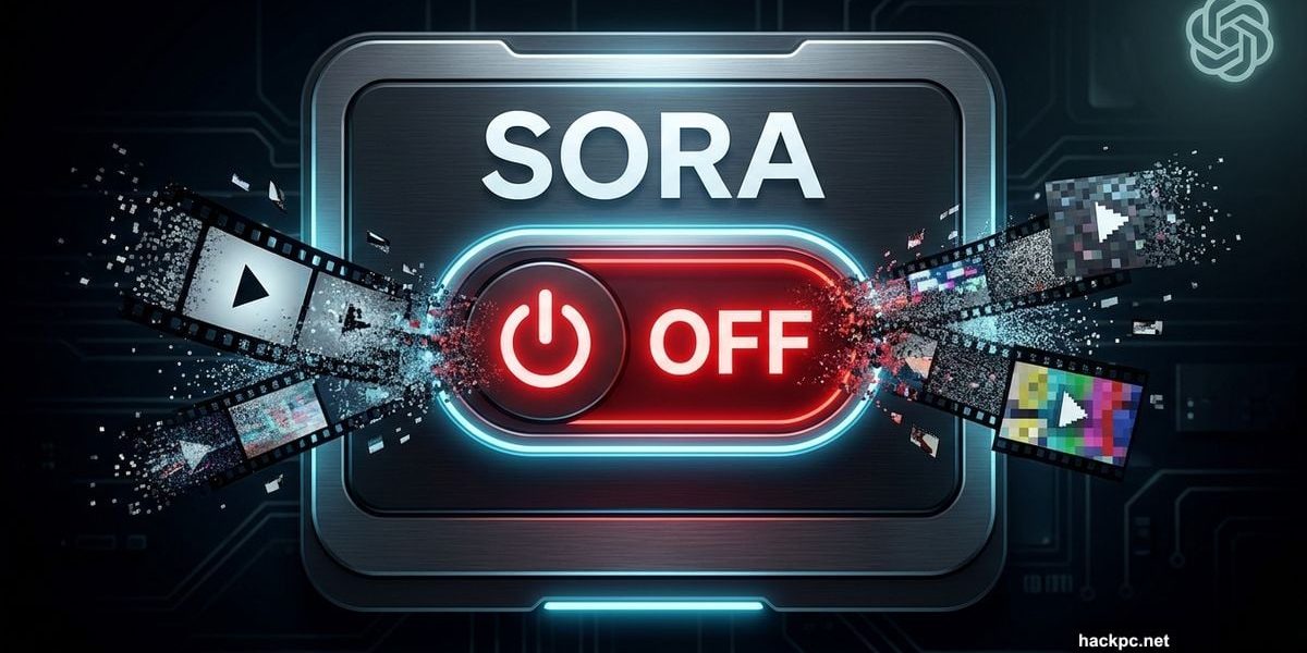 OpenAI pulling the plug on Sora AI video platform