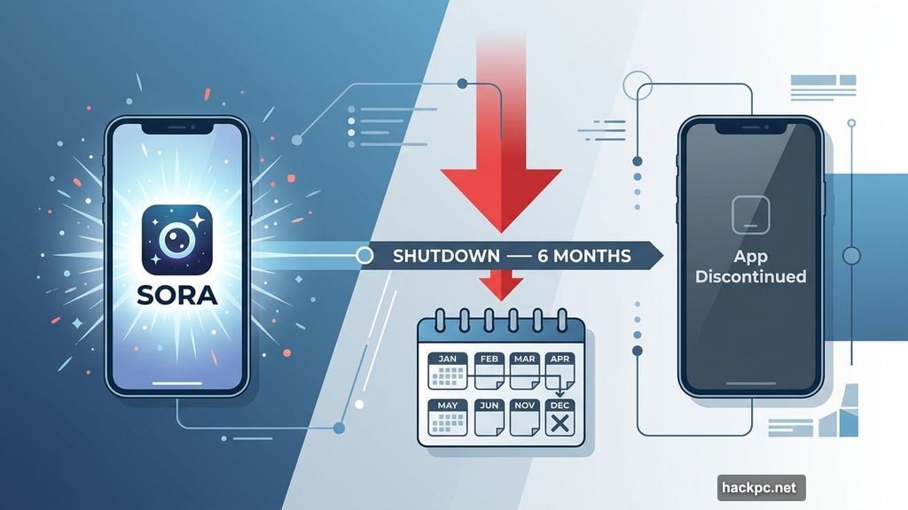 OpenAI shut down Sora app just six months after launching it