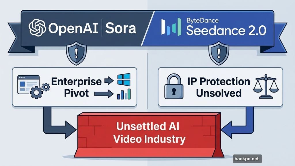 OpenAI and ByteDance both hit walls in AI video development