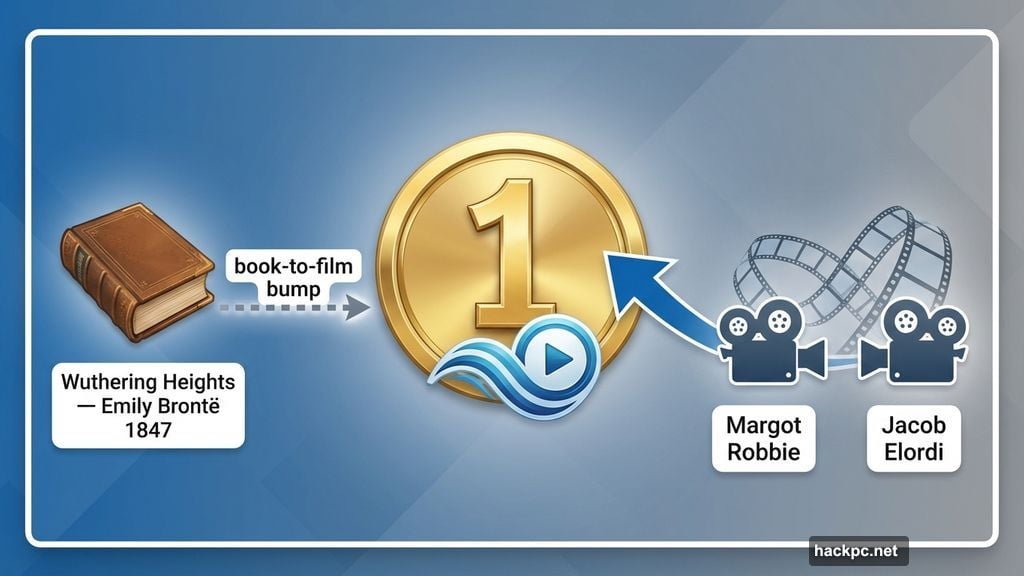 Wuthering Heights tops Spotify charts driven by Margot Robbie Jacob Elordi adaptation