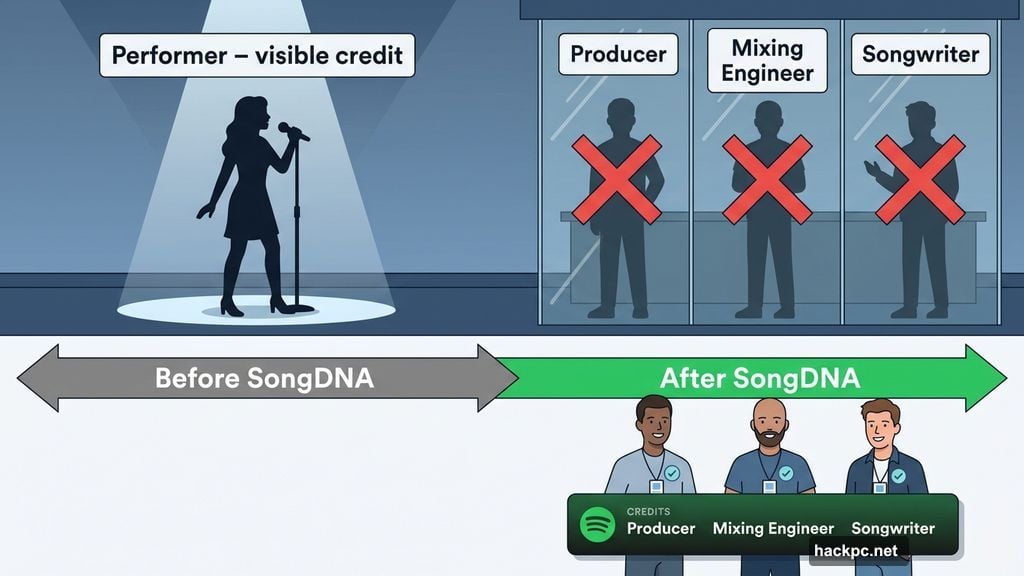 Producers engineers songwriters gaining proper recognition through SongDNA feature