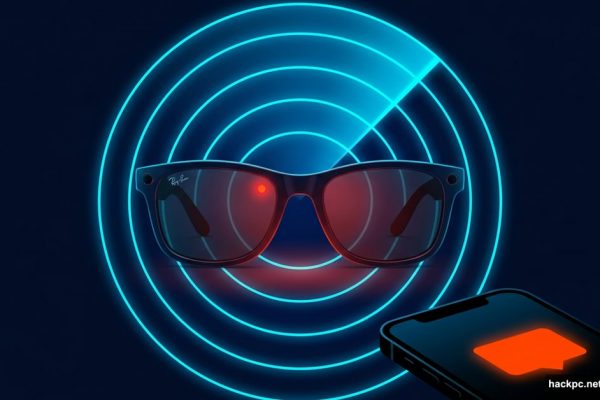 Smart glasses caught by Bluetooth radar with smartphone alert notification