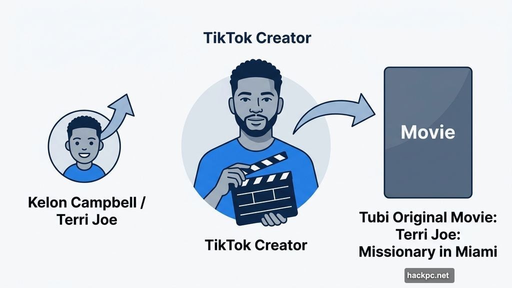 Kelon Campbell viral TikTok character became a full-length Tubi original movie