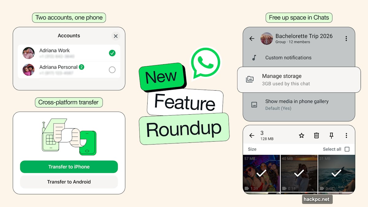 iPhone now runs two separate WhatsApp accounts simultaneously like Android
