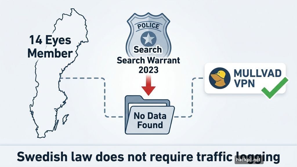 Swedish police left empty-handed after Mullvad search warrant 2023