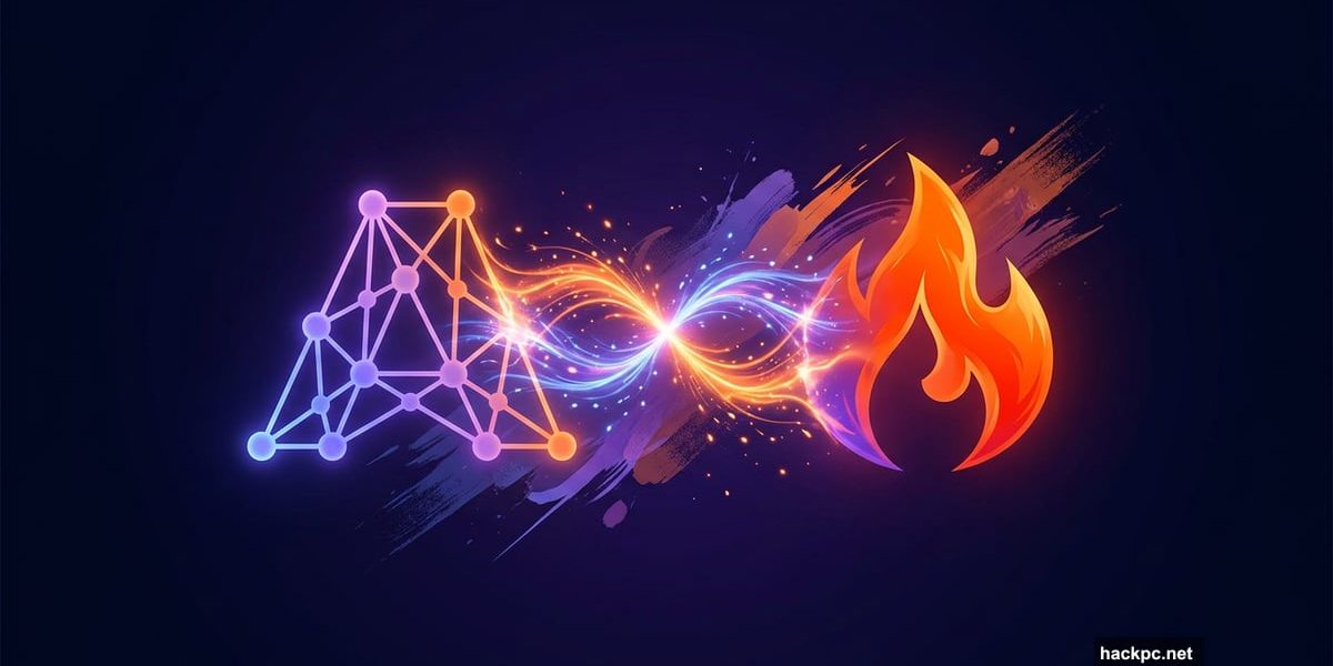 Adobe Firefly and Anthropic Claude logos merging in creative partnership