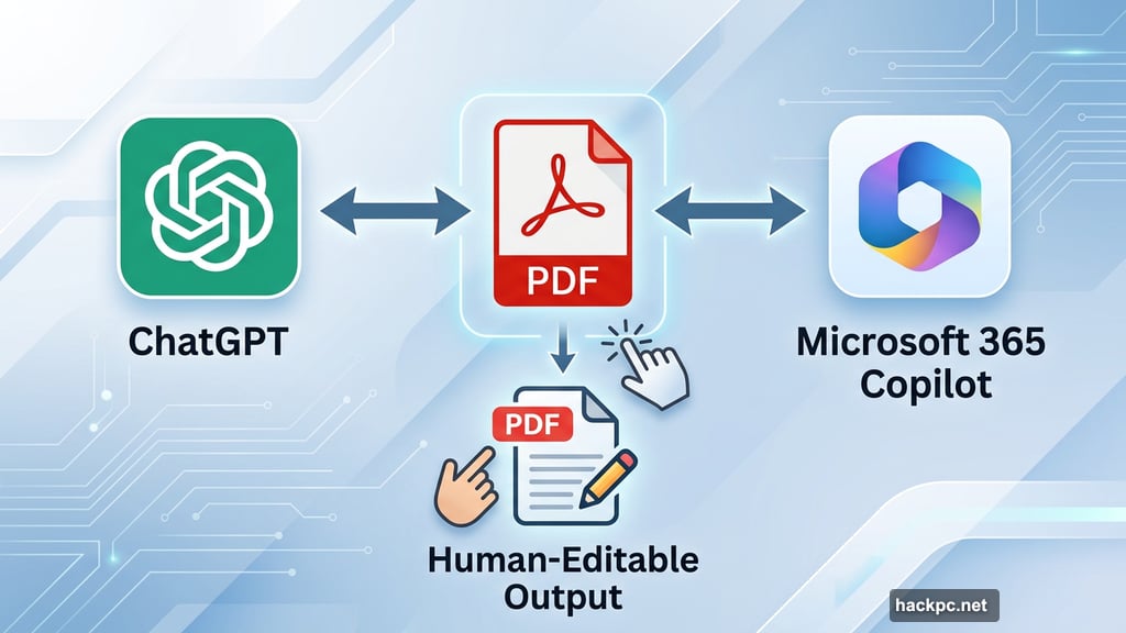 Adobe Acrobat PDF tools integrated into ChatGPT and Microsoft 365 Copilot