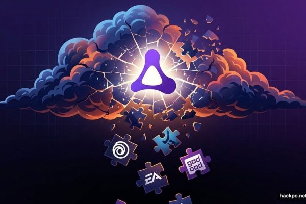 Amazon Luna cloud gaming logo breaking apart losing third-party game subscriptions