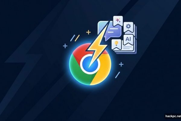 Chrome browser logo saving AI prompts with one-click magic