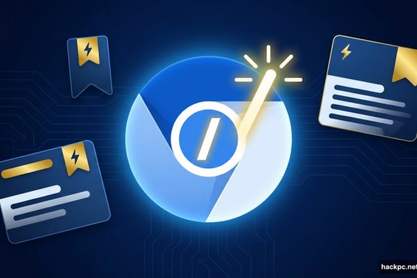 Chrome browser icon with saved AI prompt cards ready for one-click use