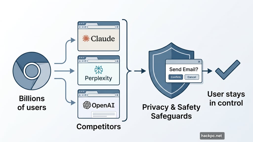 Chrome reaches billions of users with built-in Gemini safety confirmation