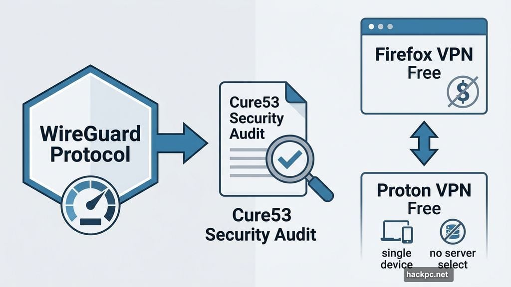 WireGuard protocol and Cure53 audit back Firefox VPN free tier credibility