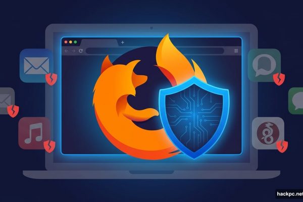 Firefox browser icon with VPN shield showing browser-only protection coverage