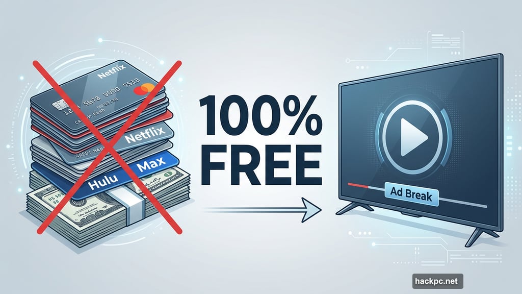 Free ad-supported streaming replaces paid Netflix Hulu Max subscriptions