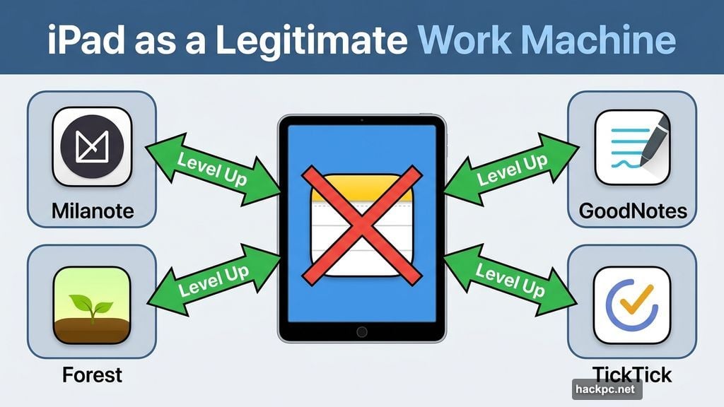iPad apps replace built-in tools to level up daily work